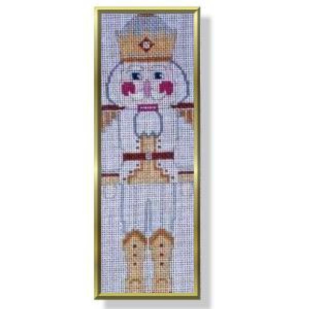 CD173*	Nutcracker - All white  7.5″ 13 Mesh  With Stitch Guide DESIGNS BY CAROL DUPREE Quail Run Designs