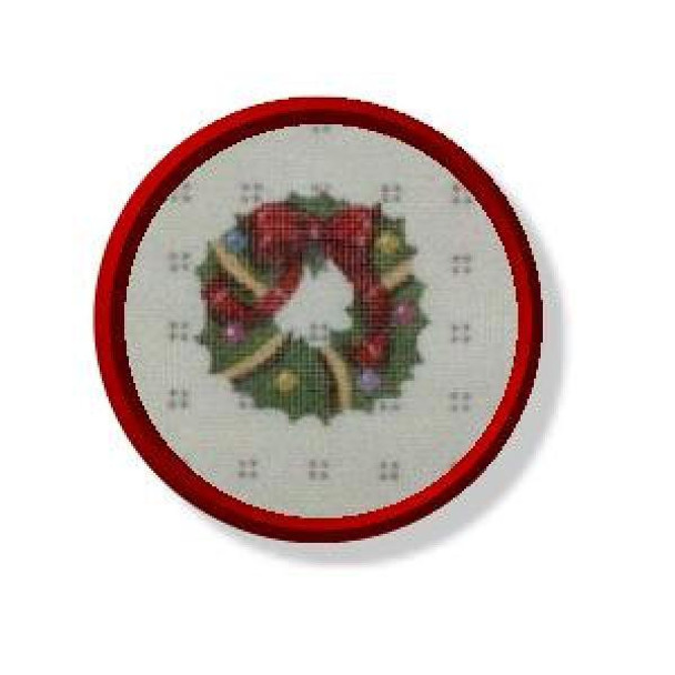 CD730*	Wreath Circle 4.5"	18 Mesh DESIGNS BY CAROL DUPREE Quail Run Designs