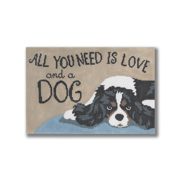 LRE-SS 13 All you need is love and a Dog 9.25 x 6 18 Mesh Liora Manne CBK Designs