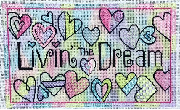 More Livin’ The Dream 7.750” X 12.750” 18 Mesh Sew Much Fun