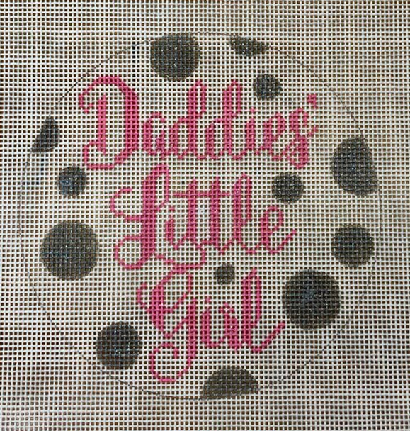 APBA05 Daddies’ Little Girl  4.5” round 18 mesh A Poore Girl Paints