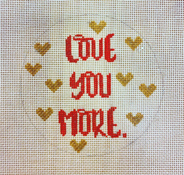 APVA12 Love you more 18 mesh 4.5 round A Poore Girl Paints