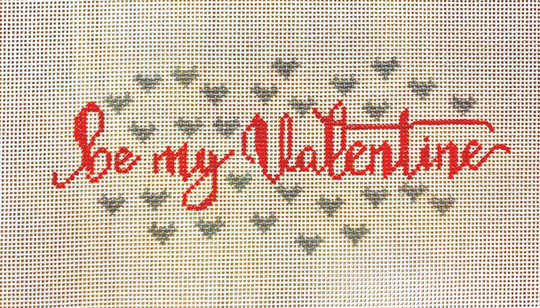 APVA11 be my Valentine 18 mesh 3.5 x 7 A Poore Girl Paints