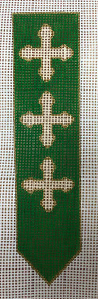 RRS06G Green Bookmark 13 mesh 2.5” x 10.” Ruby Red Shoes