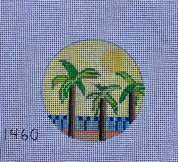 PM1460 Palm Trees 3rd Coaster 18 Mesh Penny MacLeod