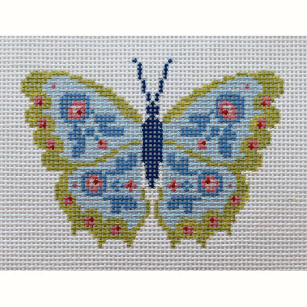 AC112 BLUE BUTTERFLY III Appx 2.5 x 3.25 18 Mesh Abigail Cecile