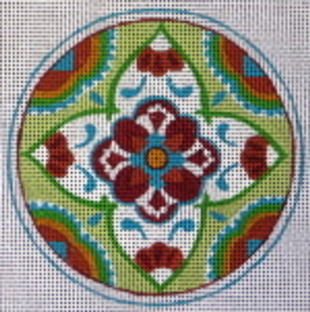 70474 Mazatlan Ethnic  4 x4 13 Mesh Unique New Zealand Designs Needlepoint