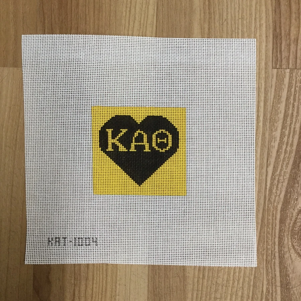 KCN Designers KAT1004 Kappa Alpha Theta 3" Square 18 Mesh Fits a Planet Earth jewelry box