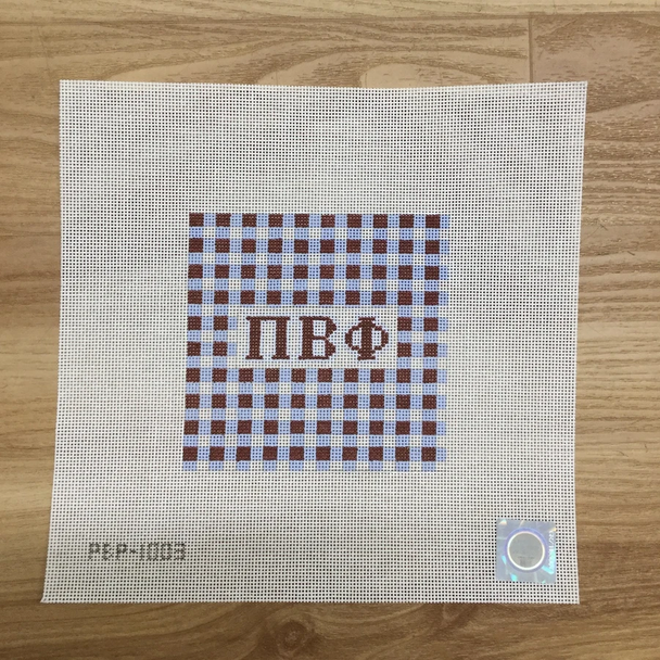 KCN Designers PBP1003 Pi Beta Phi Gingham Square 18 Mesh