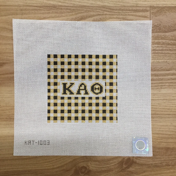 KCN Designers KAT1003 Kappa Alpha Theta Gingham Square 18 Mesh