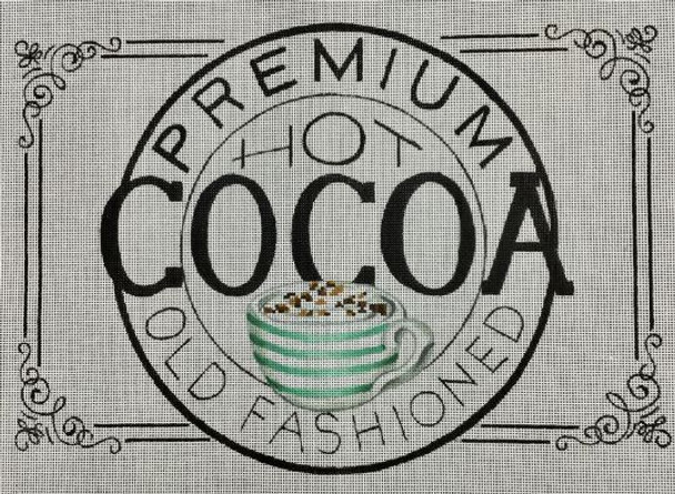 NT-HC11 Hot Chocolate: Premium Cocoa Sign 13.5 x 9 18 Mesh Nichole Tamarin