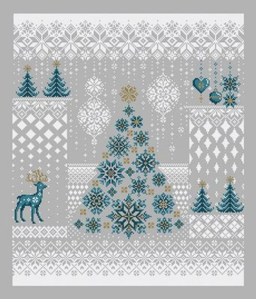 Winter Snowfall Shannon 208w x 245h Christine Designs SCD-WS 22-2471