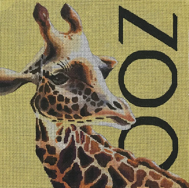 AN413 ZOO Giraffe 10.5x10.5 13 Mesh Colors of Praise 