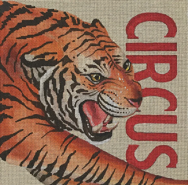 AN414 CIRCUS Tiger 10.5x10.5 13 Mesh Colors of Praise 