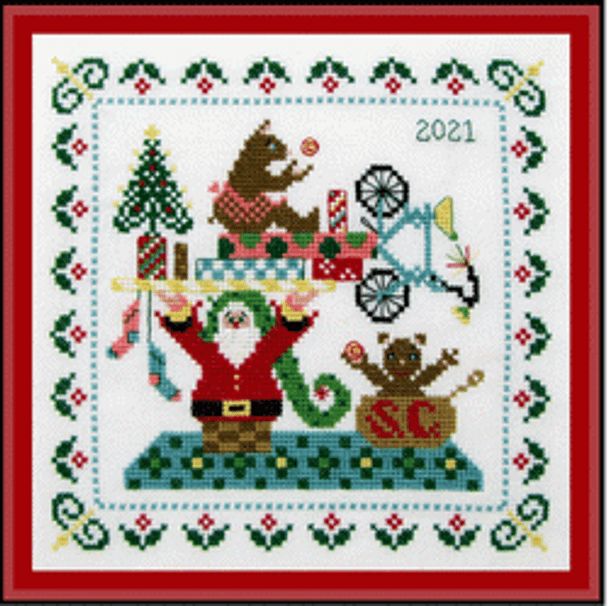 Santa's Merry Bears Tempting Tangles With Silk Pack TT-SMB 