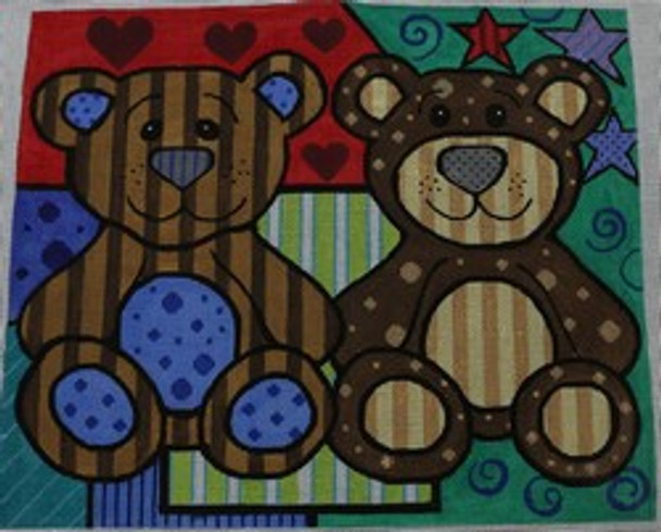 R1191 12 x 10 Teddy Bears 18 Mesh Robbyn's Nest Designs