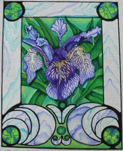 R358 Purple Iris 14.25 x 18 18 Mesh Robbyn's Nest Designs