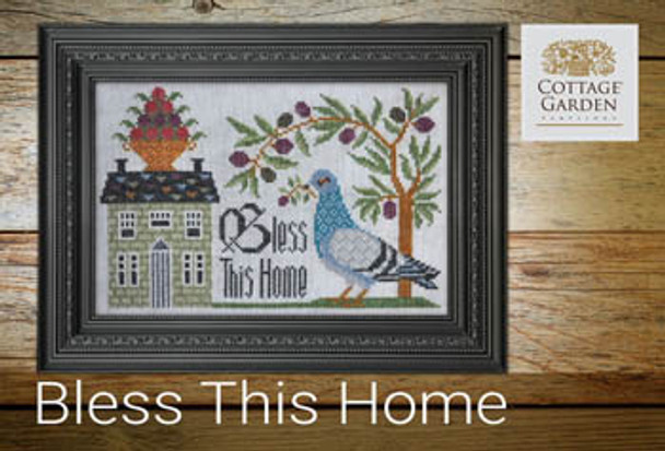 Bless This Home 133w x 84h by Cottage Garden Samplings 20-2452 YT W