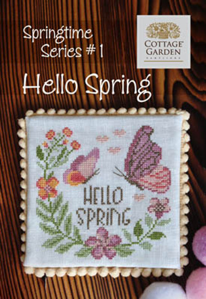 Hello Spring 70w x by Cottage Garden Samplings 20-2025 YT W