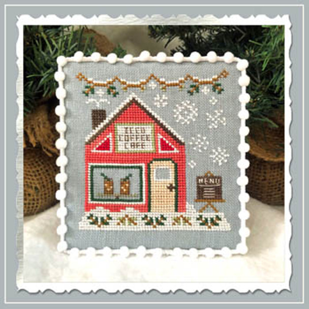 Snow Village 10 - Iced CoffeeCafe by Country Cottage Needleworks 20-2064