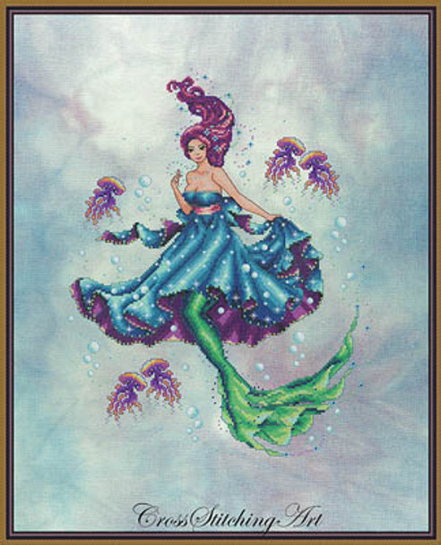Sea Maiden 156w x 197h by Cross Stitching Art 20-2071