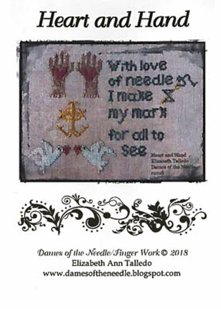 Heart And Hand by Dames Of The Needle  18-1464