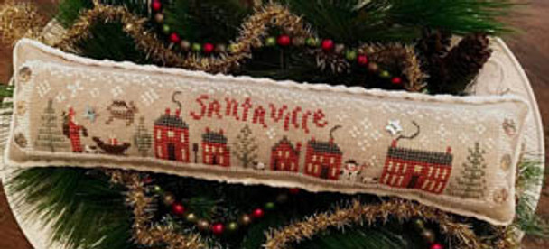 Santaville - Cinnamon Stitck Santa XXVIII 149w x 29h by Homespun Elegance Ltd 20-3007