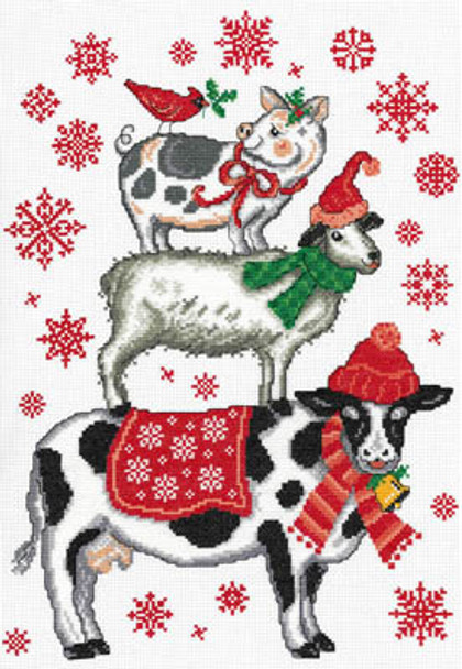 Holiday Farm Animals 152w x 213h by Imaginating 20-2937 YT