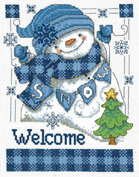 Snow Welcome 88w x 114 by Imaginating 21-1008 YT