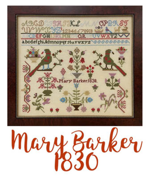 Miss Mary Barker 1830 by Just Stitching Along 20-1646