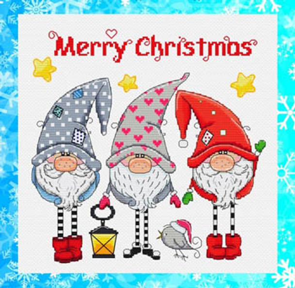 Gnomes De Noel (Christmas Gnomes) by Les Petites Croix De Lucie 21-1188