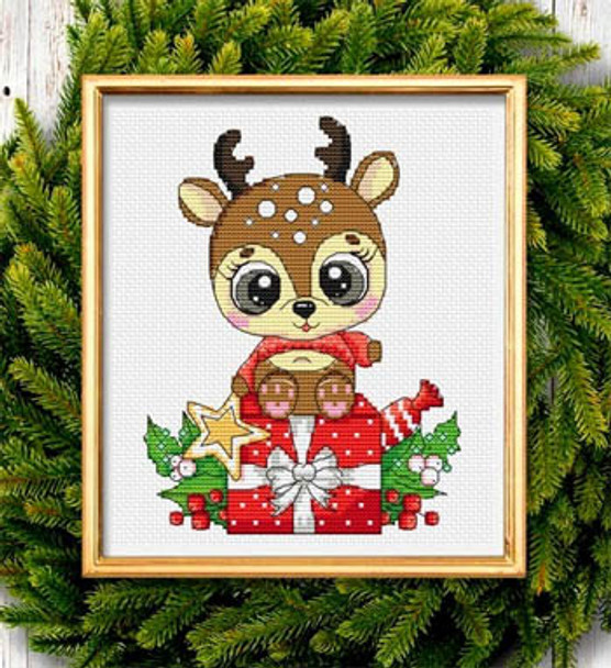 Little Reindeer by Les Petites Croix De Lucie 21-1022