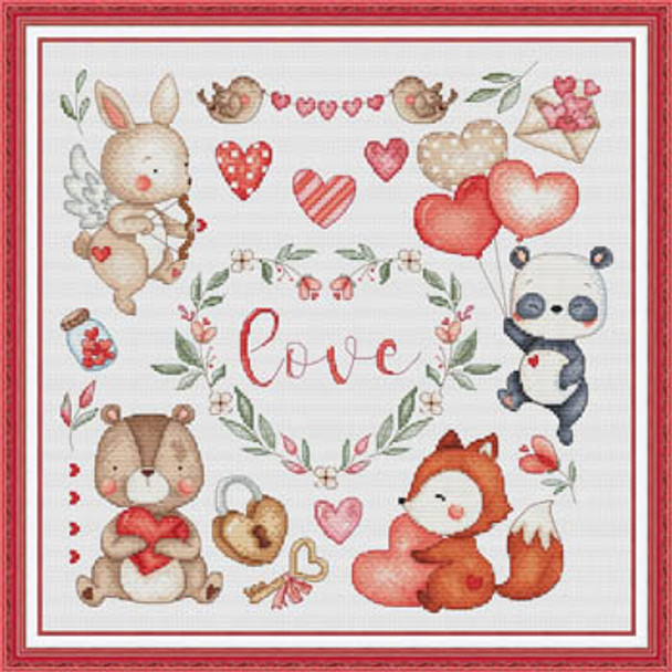 Love by Les Petites Croix De Lucie 21-1106