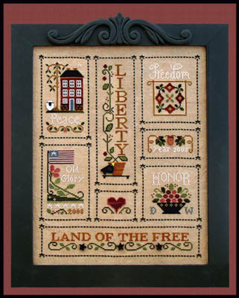 Heart Of America by Little House Needleworks 20-2473