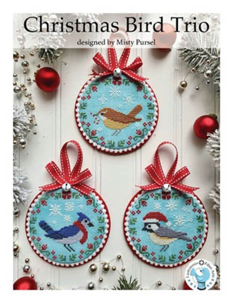 Christmas Bird Trio by Luminous Fiber Arts 20-2803