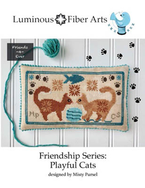 Friendship Series - Playful Cats by Luminous Fiber Arts 20-2398