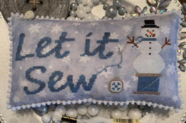 Let It Sew 55H x 117W by Needle Bling Designs 21-1042 YT NBD172