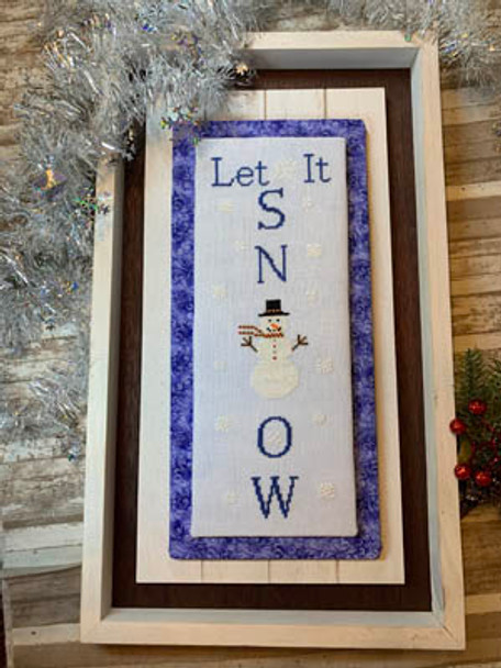 Let It Snow 180w x 60h by Needle Bling Designs 20-2781 YT