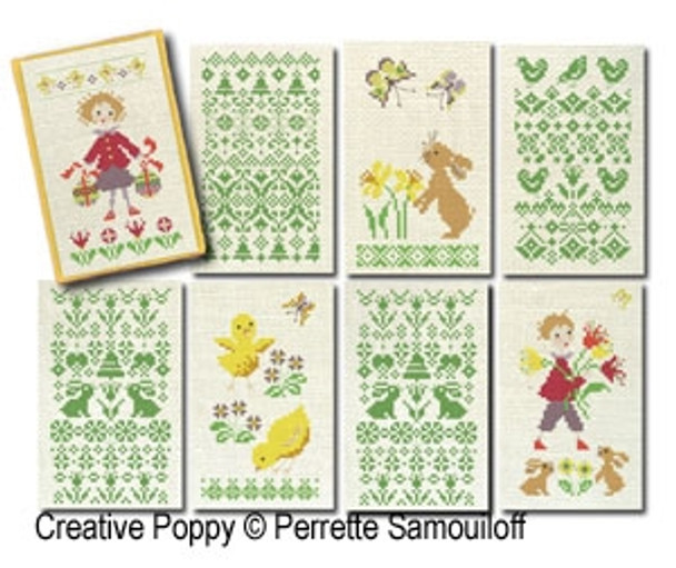 8 Easter Motifs by Perrette Samouiloff 21-1074