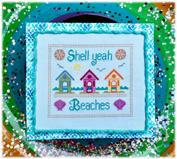 Shell Yeah Beaches 101w x 87h by Pickle Barrel Designs 20-2164 YT