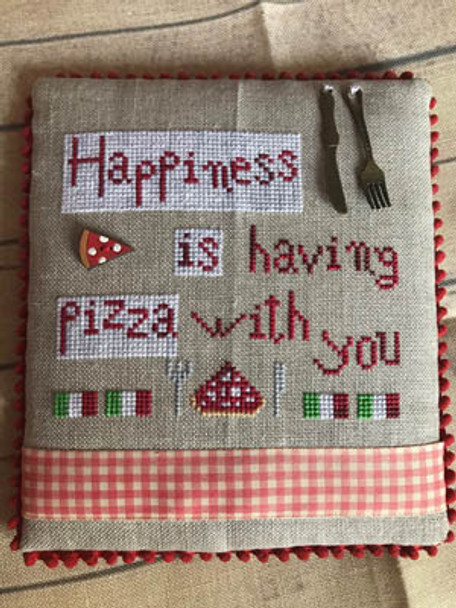 Happiness Is Pizza 71W x 61H by Romy's Creations 20-1507 YT