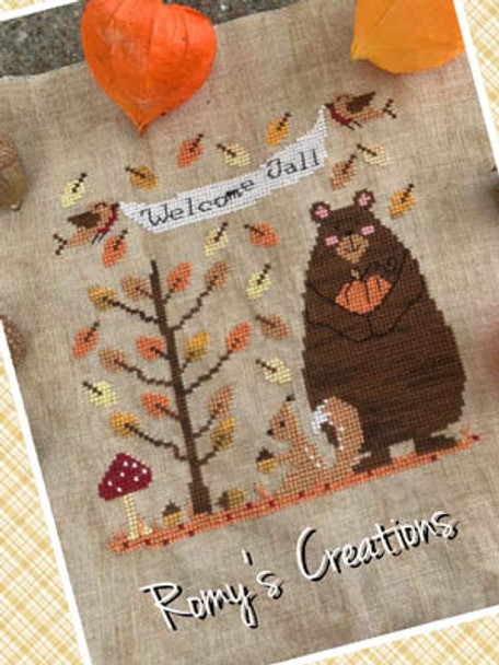 Welcome Fall 88W x 90H by Romy's Creations 20-2672 YT