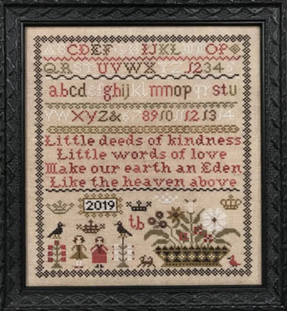 Little Deeds Sampler 129w x 157h by Scarlett House, The 21-2127