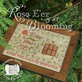 Rose E'er Blooming155w x 109h  by Summer House Stitche Workes 20-2957