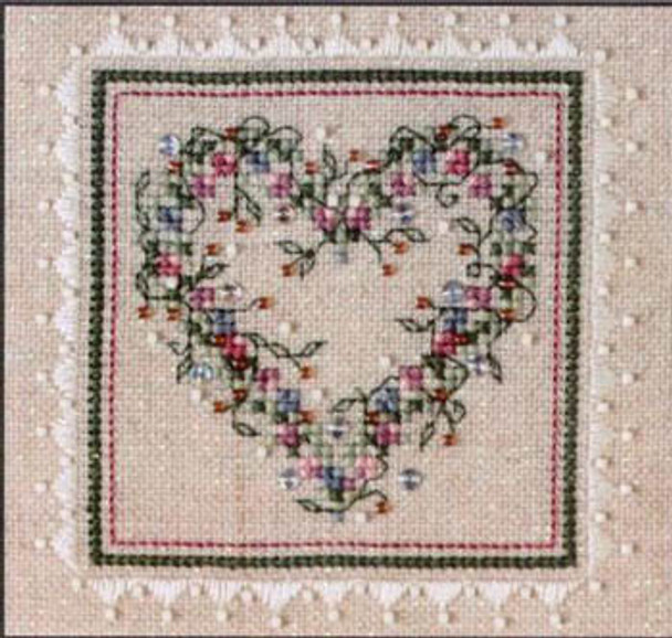 Potpourri Heart (w/emb) 54w x 54h by Sweetheart Tree, The 21-1148