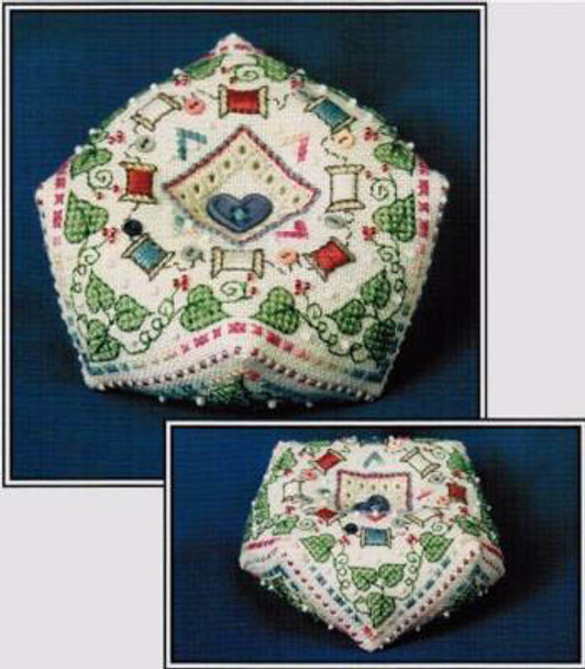 Stitcher's Favorite BiscornuPincushion (w/beads) 54w x 54h by Sweetheart Tree, The 21-1138