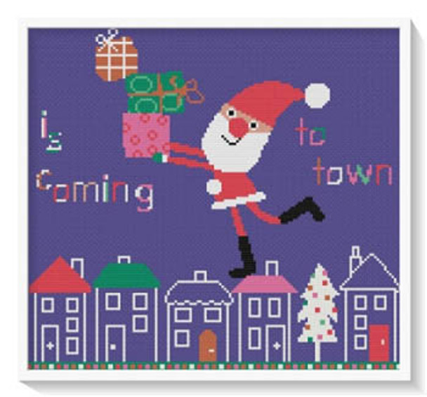 Is Coming To Town by Susanamm Cross Stitch 20-2225