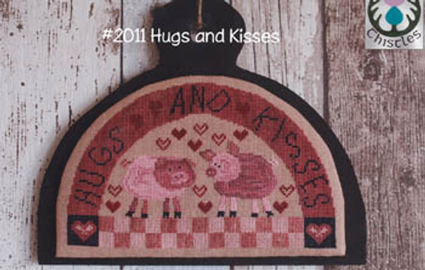 Hugs And Kisses 136w x 84h by Thistles 21-1046 YT