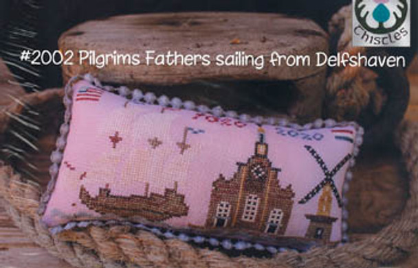 Pilgrims Fathers Sailing From Delfshaven 115w x 54h by Thistles 20-2303  YT