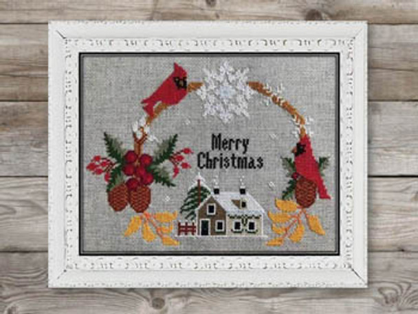 YT Christmas Wreath 139W x 100H by Twin Peak Primitives